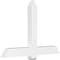 Ekena Millwork Eugene Architectural Grade PVC Gable Bracket, 60"W x 40"H x 4"D x 6"F, 16/12 Pitch GBP060X40X0406EUG00 - alternate 1
